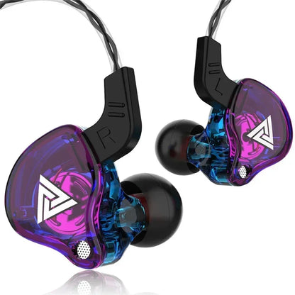 FONE DE OUVIDO INTRA-AURICULAR QKZ AK6, COM MICROFONE