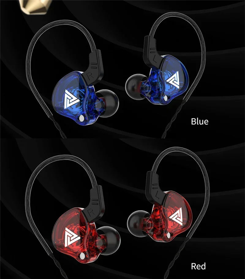 FONE DE OUVIDO INTRA-AURICULAR QKZ AK6, COM MICROFONE