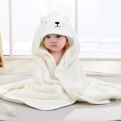 TOALHAS DE BANHO DE BEBÊ COM ESTAMPA DE DESENHO ANIMADO